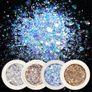 Art Decoration Manicure Hexagon DIY Sparkly Glitter Nail Sequins Nail Flakes
