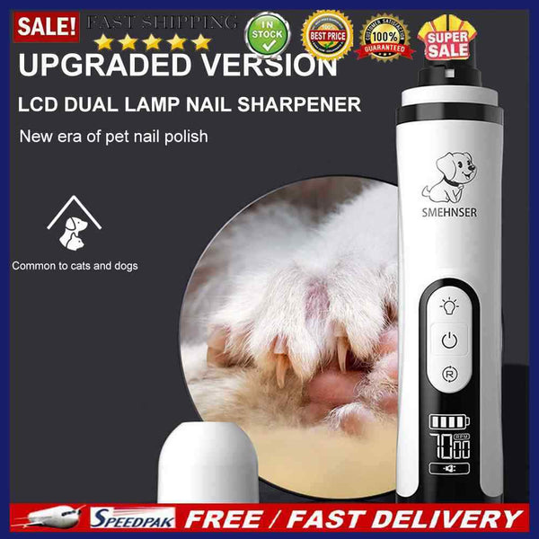 Painless Dog Nail Clippers Grinders Silent Cat Paws Grooming Tools Pet Supplies
