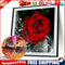 30x30cm 5D Diamond Painting DIY Rose Red Painting Cross Stitch Needlework