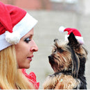 costume Adjustable Cute Cat Dog Santa Claus Animal Cap Merry Christmas Pet Hat