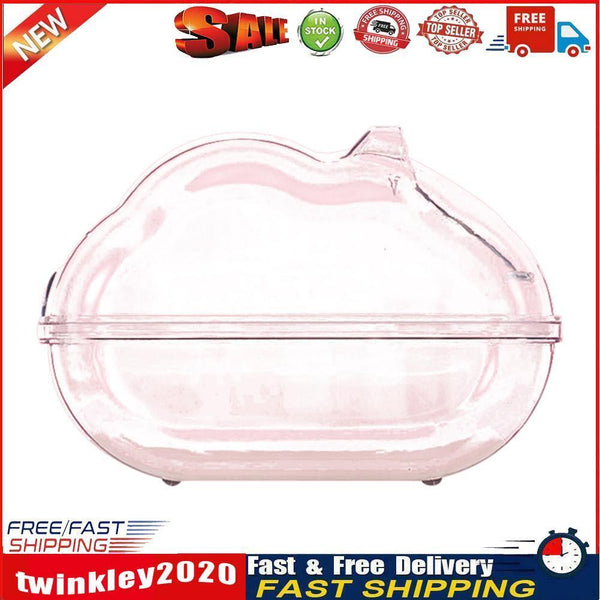 Hamster Bathtub Sand House Small Animal Bath Transparent Container Box (M) Newly