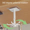 360 Degree Rotating & 180 Degree Tilt Kitchen Hook Rack 6-Claw (White) Newly