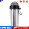 600ml Dual Straw Cup Outdoor Sports Drinking Beverage Water Bottle (Black)