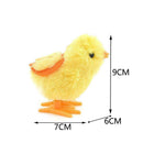 Plush Jumping Cartoon Chicken Baby Children Plush Fluffy Clockwork Toys C8R2