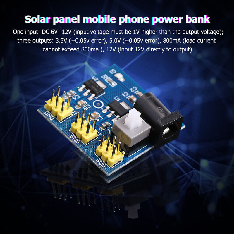 5x DC-DC Step-Down Power Supply Module 12V to 3.3V 5V Output Converter Board