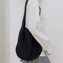 Retro Knitted Women Tote Bag Large Capacity Travel Shoulder Shopping Handbags
