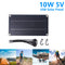 5v Cell Charger Dual Usb Solar Battery with Carabiner Charging Tool for Out