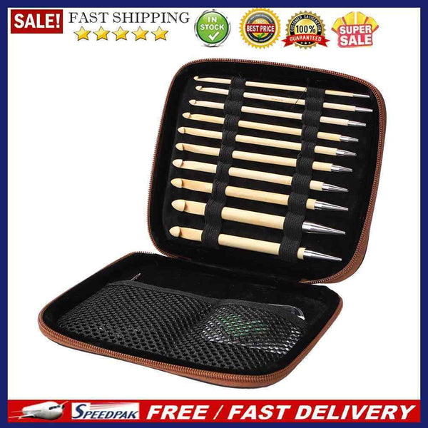 Detachable Knitting Needles Hooking Set DIY Sweater Carpet Crochet Hooks Tool