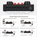 Karaoke Recording Live Broadcasting Sound Card Sound Mixer Bluetooth For TikTok