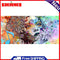 Girl Oil Paint By Numbers DIY Handpainted on Canvas Wall Art Unframed Graffiti