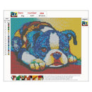 5D DIY Full Drill Diamond Painting Dog Cross Stitch Embroidery Kit Wall Art