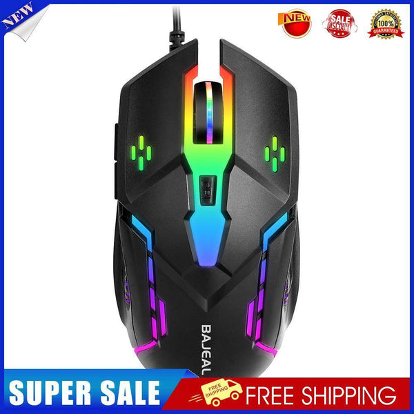 Wired Mouse 6-Key 3200 DPI Luminous Colorful Gamer Mice Gaming Accessories