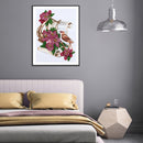 5D Diamond Painting DIY Musical Instrument Flowers Partial Special Shape Dril