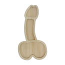 Wooden Serving Tray Special Shaped Ornament Appetizer Snack Dish Plate (L)