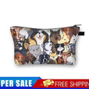 Cartoon dog Printed Hand Hold Travel Storage Cosmetic Bag Toiletry Bag