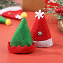 Lollipop Cap Elf Hat Santa Claus Hat Xmas Decor Lollipop Top Topper Cover