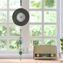 Rotating Wind Chime Novelty Sculpture Wind Chime with Spiral Tail Ball (A) Newly