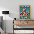 Colorful Horse Oil Paint by Numbers Hand Painted Frameless Picture Home Ornament