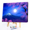 Night Cherry Blossom Oil Paint By Numbers Canvas Drawing DIY Coloring Pictu
