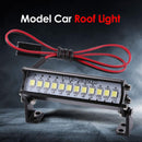 Universal 55mm 12 LED Truck Roof Light Bar Bumper Lamp for 1/10 RC Trunk