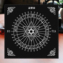 Square Tarot Card Cloth Pentacle Tarot Crystal Grid Divination Deck Cloth Newly