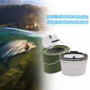 Portable Live Fish Bucket Outdoor Camping Fishing Tackle Storage Tool (S) Newly