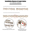 Bicycle Chain Speed Plated Carbon Steel Mountain Road Bike Chains (6-7-8s) Newly