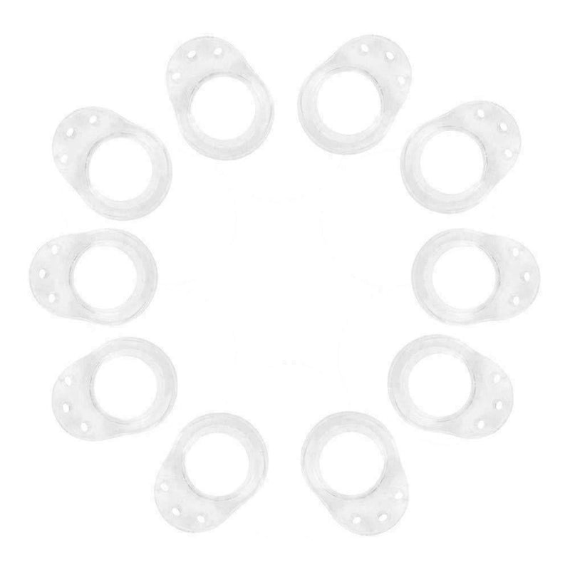 Transparent Doorstop Silicone Door Handle Buffer Wall Protector F6X2 X8G1