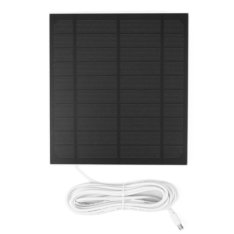 10W 5V Solar Charging Panel Micro USB Waterproof Charger for Camera Mobile Phone