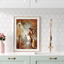 Oil Paint By Numbers Romantic Couples Coloring Picture Drawing