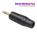 3.5mm Jack Plug Stereo Audio Adapter Headphone Soldering Connector (1pc)