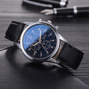 Lvpai Alligator Pattern PU Leather Strap Quartz Watches Women Round Large Dial C