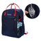 Pure Mummy Waterproof Diaper Handbag Large Maternity Backpacks (Dark Blue-256320
