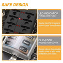 for Truck Boat Bus Blade Fuse Holder Block Fuse Box Plastic Cover Car Accessory