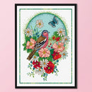 Not Full Embroidery Stamped Cross Stitch DIY Bird Printed on Canvas Kits