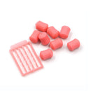 Sinking Artificial Soft Bait Dumbbell Fishing Lures w/ Stoppers Kit (Pink) Newly