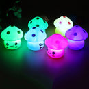 LED Atmosphere Lights Dimmable Mushroom Shape Portable Energy Saving for Bedroom