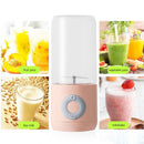 500ml Personal Fruit Blender Mini Food Smoothie Juicer (Pink 6 Blades) Newly
