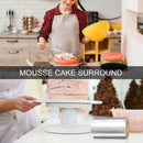 Cake Collars Transparent Cake Rolls Acetate Sheets for Mousse (3.15in) Newly