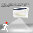 142LED Solar Wall Light Outdoor Waterproof Motion Sensor Lamp Garden Decoration