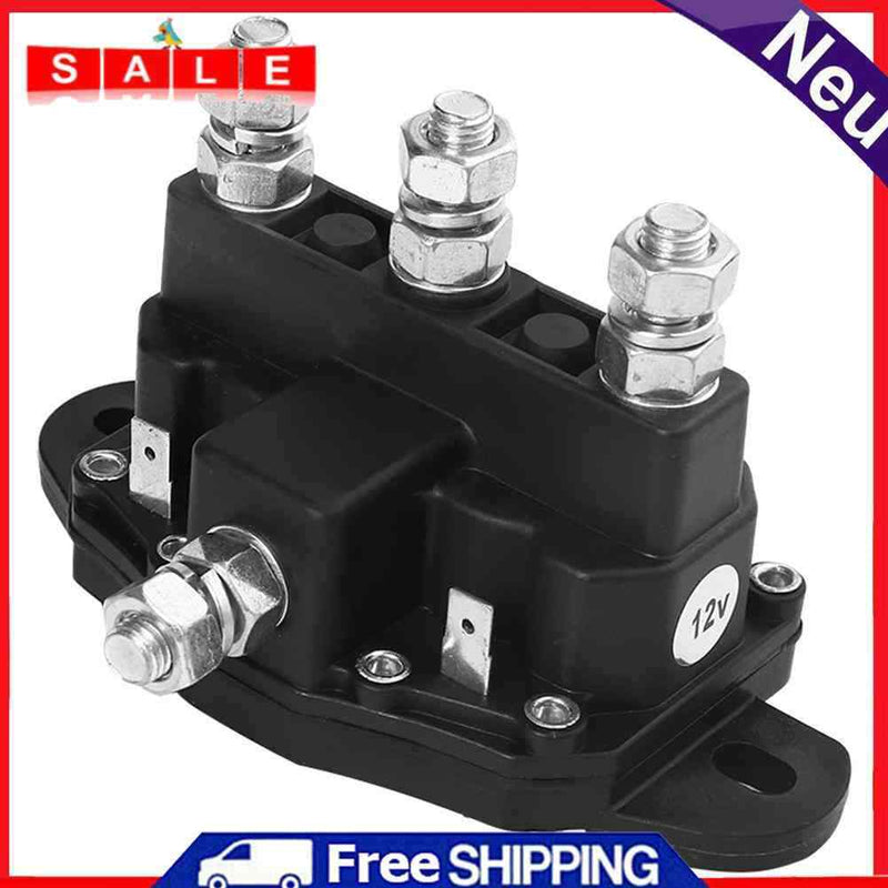 12V Solenoid Valve 6 Post Car Relay Winch Motor Reversing Solenoid Switch