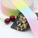 Colors  Children Hair Clip Accessories Handmade Grosgrain Rainbow Ribbon