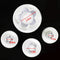 4x Plum Flower Icing Cutter Fondant Cake Sugar Decor Kitchen Plunger Tool H7D2