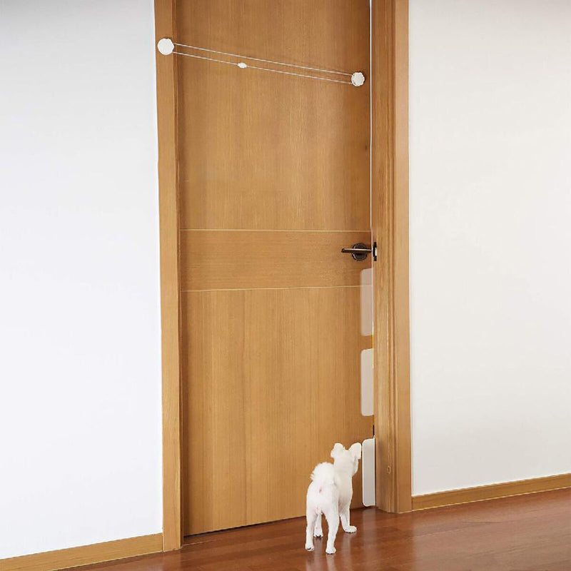 Semi-Automatic Door for Dogs Cats Cat Entrance/Exit Lockable Easy to Instal
