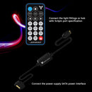 Jonsbo AURA RGB Fan Controller Lighting Adjustable 5V 3Pin SATA Remote Control