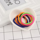 Elastic Super Thin Women Rubber Ponytail Holder Telephone Wire Hair Ropes