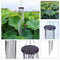 18 Tubes Wind Chime Yard Garden Outdoor Living Wind Chimes Decor (Silvery)