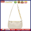 3pcs Casual Handbag Simple Nylon Daily Female Totes Shoulder Bags(Beige)