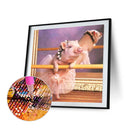 #A 5D DIY Diamond Painting Kits Full Round Drill Cute Pig Mosaic Picture Wall De