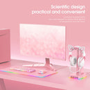 ONIKUMA Headset Display Stand ST-2 with 3 USB+Audio Port Holder (Pink) Newly